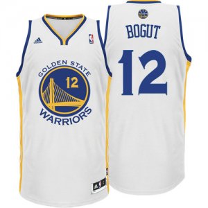 Maillot De Basket Golden State Warriors Andrew Bogut 12 Tissus Sportif Fans Edition Blanc